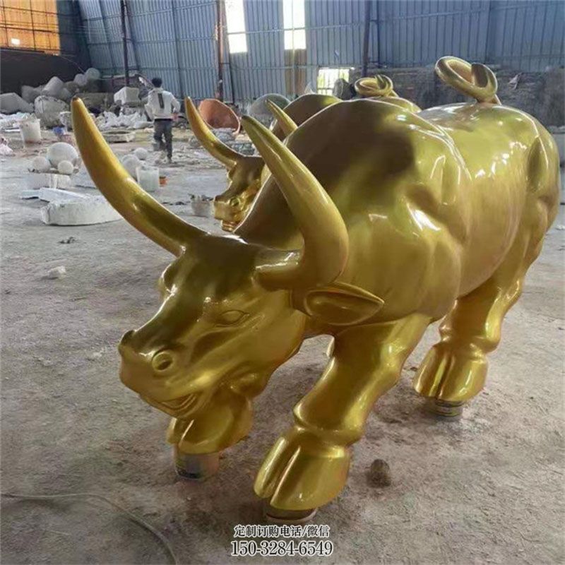 各类金牛雕塑 牛雕塑工艺服务商 商业铜雕塑标准